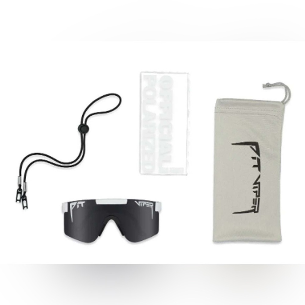 Pit Vipper Sunglasses-  Black Shield-Style VR/AR Protective Lens